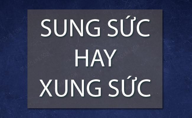 sung suc hay xung suc