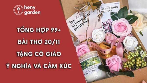Thơ 20/11 tặng cô giáo