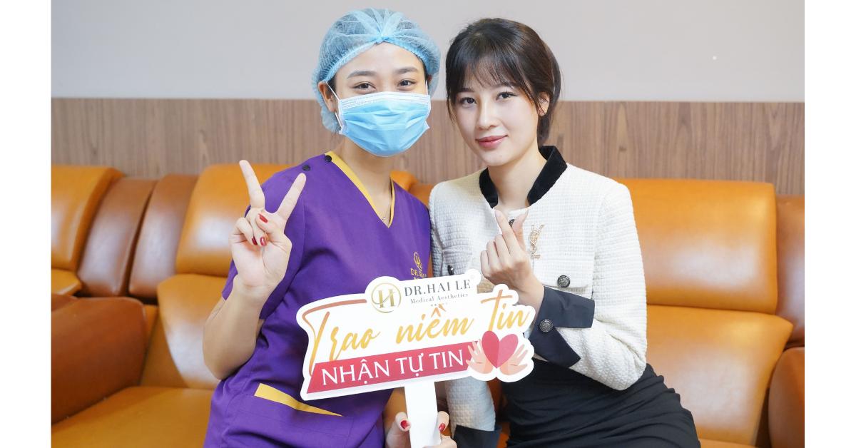 nâng mũi tại Dr. Hải Lê