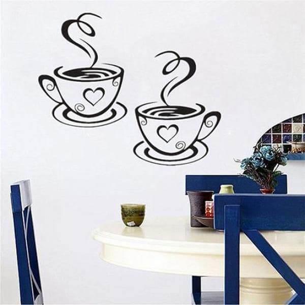 Tranh dán tường dành cho quán cafe (1)