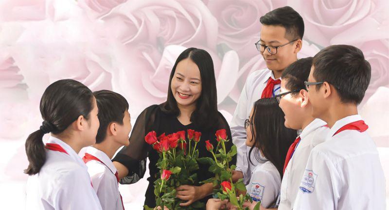 Hiếu học và kính trọng người thầy luôn là đạo lý cơ bản của người Việt Nam. Ảnh Nguyễn Minh