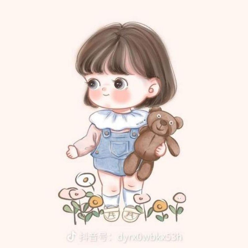Ảnh avatar cute cô gái
