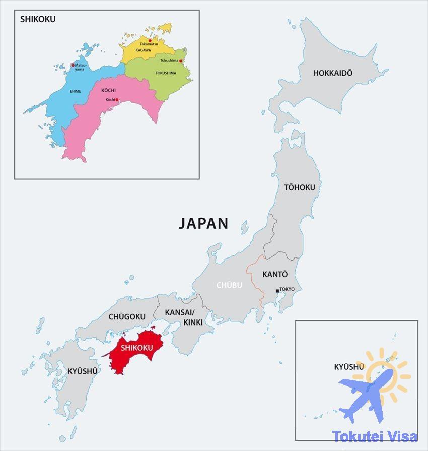Vùng Shikoku Nhật Bản