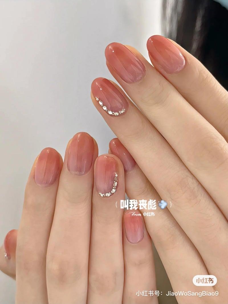 Mẫu nail nhẹ nhàng đi làm