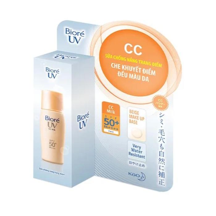 Sữa Chống Nắng Trang Điểm Bioré UV CC Milk SPF 50+/PA++++