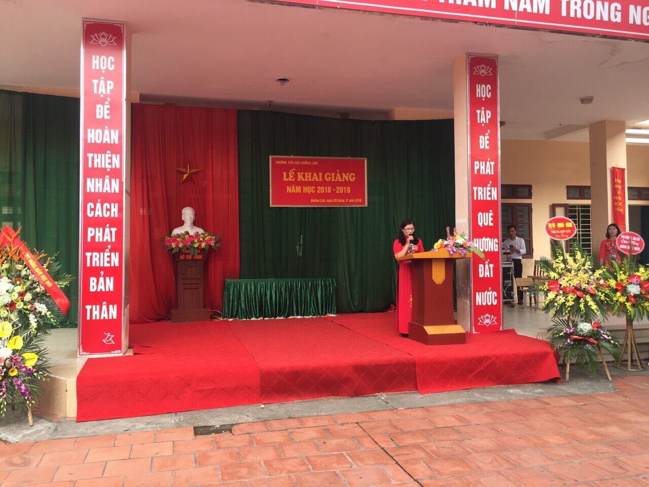 khẩu hiệu trang trí trường học