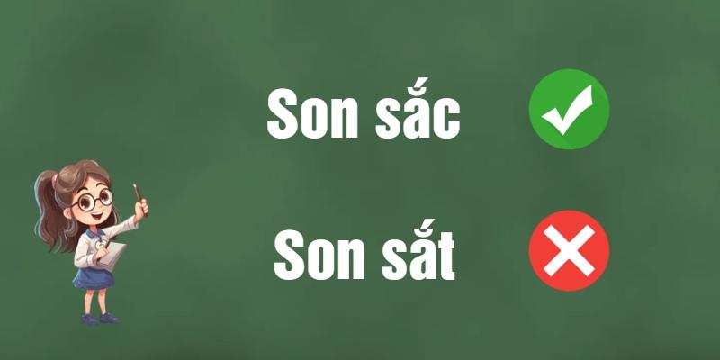 Son sắc hay son sắt