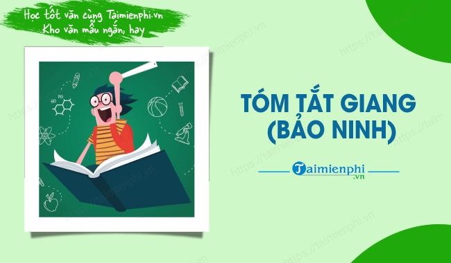 tom tat giang bao ninh ngan gon day du