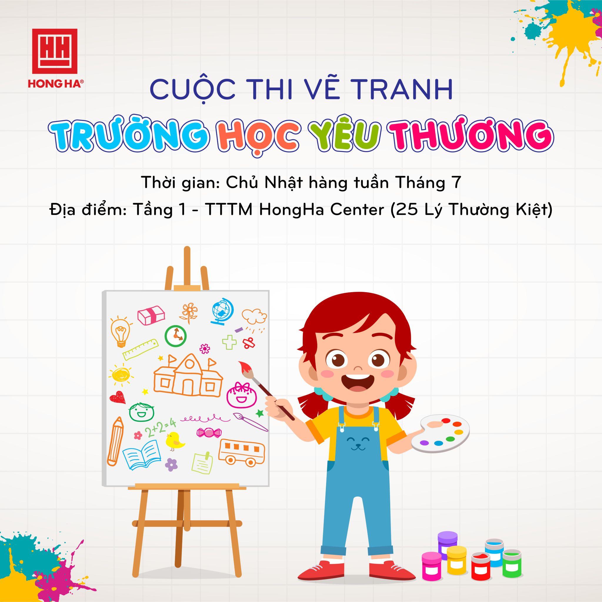 thể lệ cuộc thi vẽ tranh "Trường Học Yêu Thương"