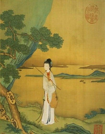 Tản mạn hình ảnh người con gái hái dâu thời cổ