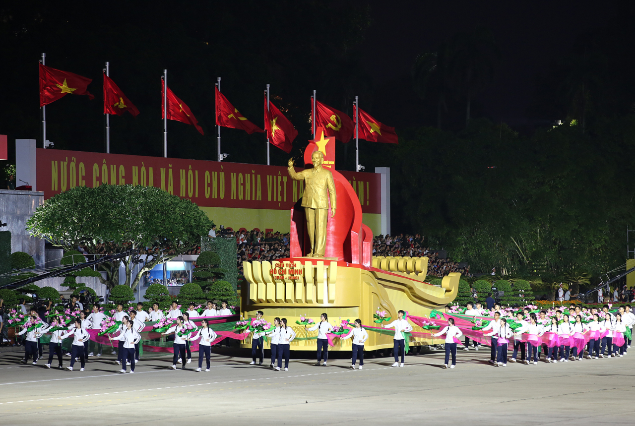 Tổng hợp luyện diễu binh, diễu hành A80 lần 2 tại Quảng trường Ba Đình