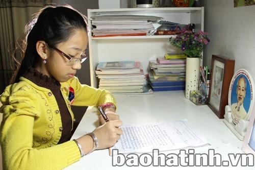 cam dong buc thu mot hoc sinh tieu hoc gui bo doi truong sa