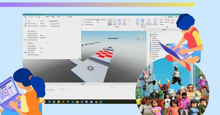 Lưu và xuất bản game trên Roblox