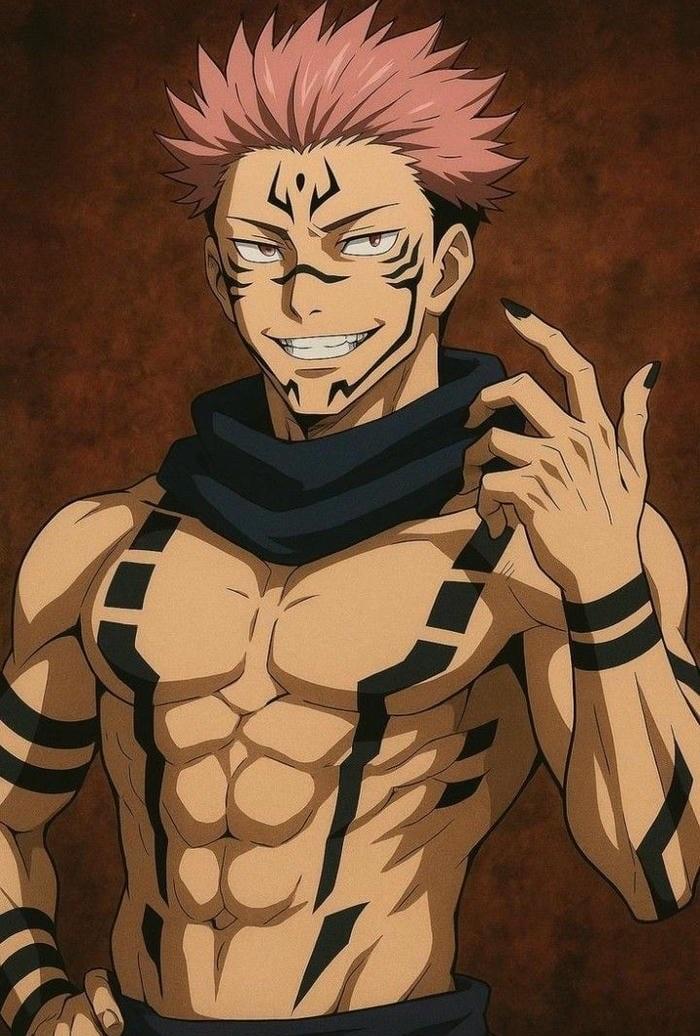 ảnh anime nam 6 múi cơ ngực nổi bật