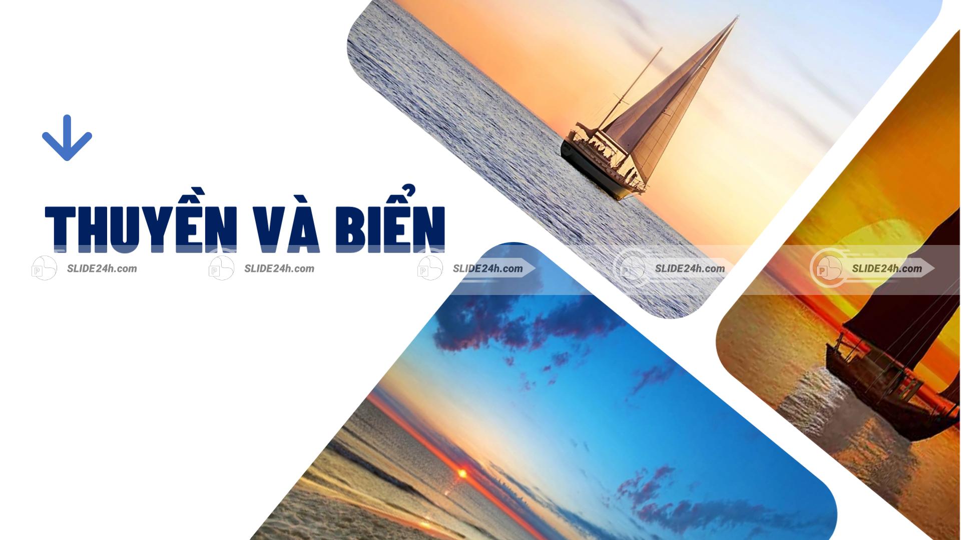 Slide Thuyền Và Biển