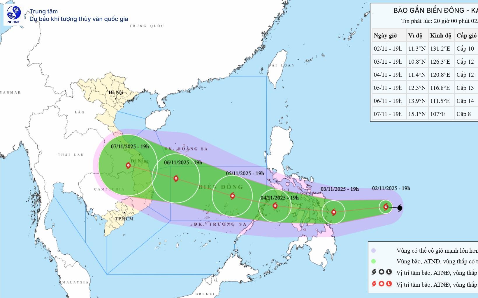 Công điện 25/CĐ-BCĐ: Triển khai ứng phó bão KALMAEGI và mưa lũ sau bão