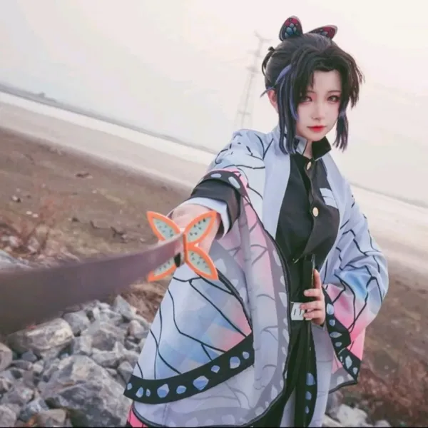 Hình ảnh sản phẩm Đồ Cosplay Shinobu Kocho Trùng Trụ Kimetsu no Yaiba Giá Rẻ 683999đ - Trang Phục Demon Slayer