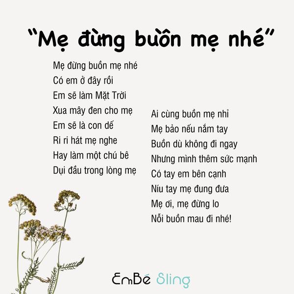 Những bài thơ đọc cho bé, giúp bé nhanh nói - EmBé Sling
