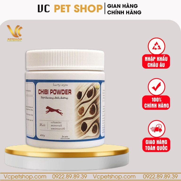Bột khoáng Chibi Powder cho chó hộp 400g