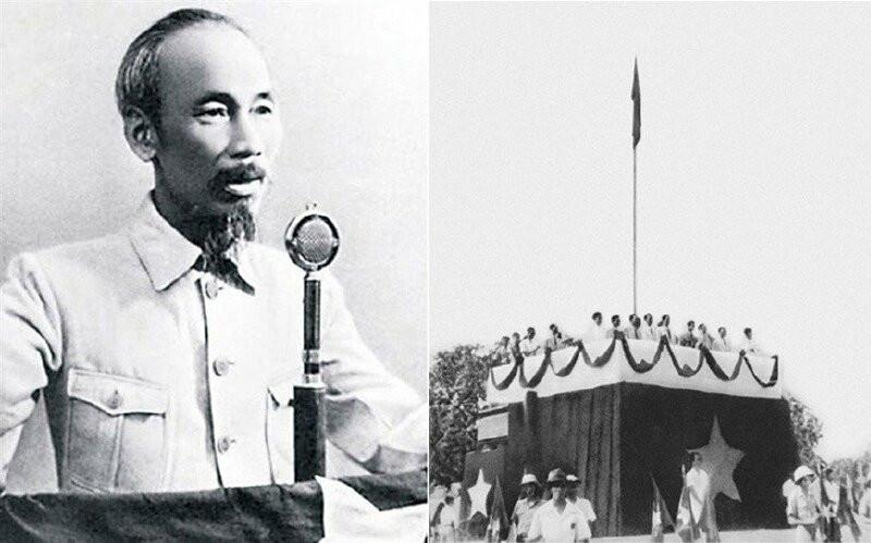 Bác Hồ đọc Tuyên ngôn Độc lập nơi quảng trường Ba Đình là thời khắc lịch sử chính thức công bố quyền độc lập của đất nước Việt Nam - Ảnh: TL