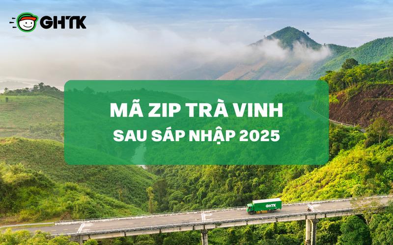 Mã ZIP Trà Vinh cũ sử dụng mã zip tiền tố 87xxx