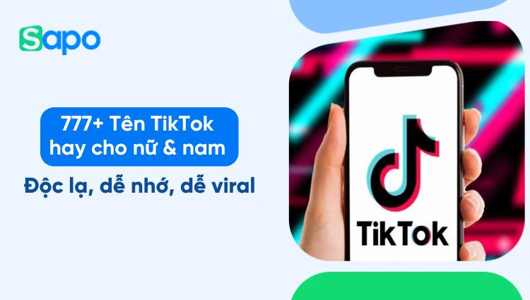 tổng hợp tên tiktok hay