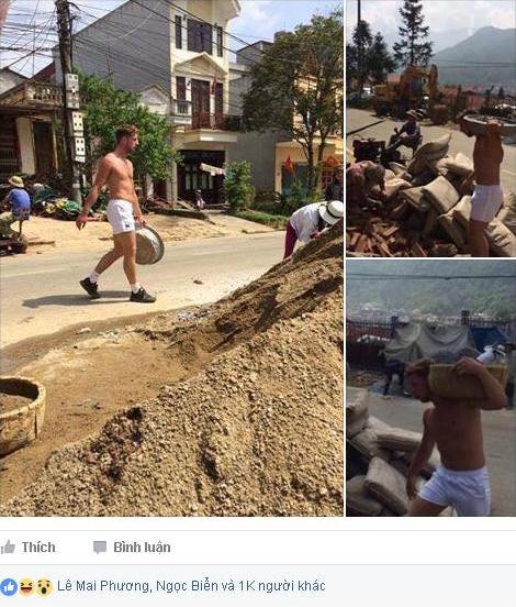 Chị em mê mẩn chàng trai Tây “đã đẹp trai lại còn tốt tính”