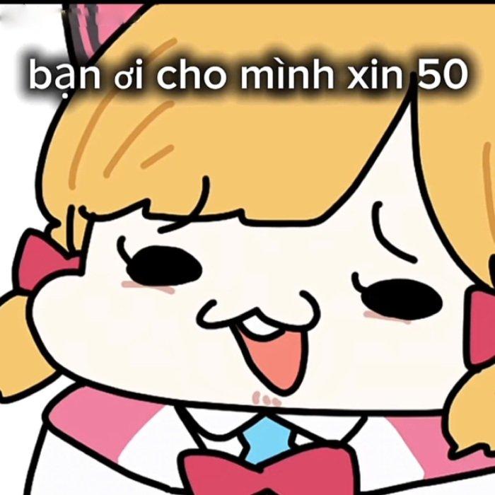 meme xin tiền biểu cảm hài hước