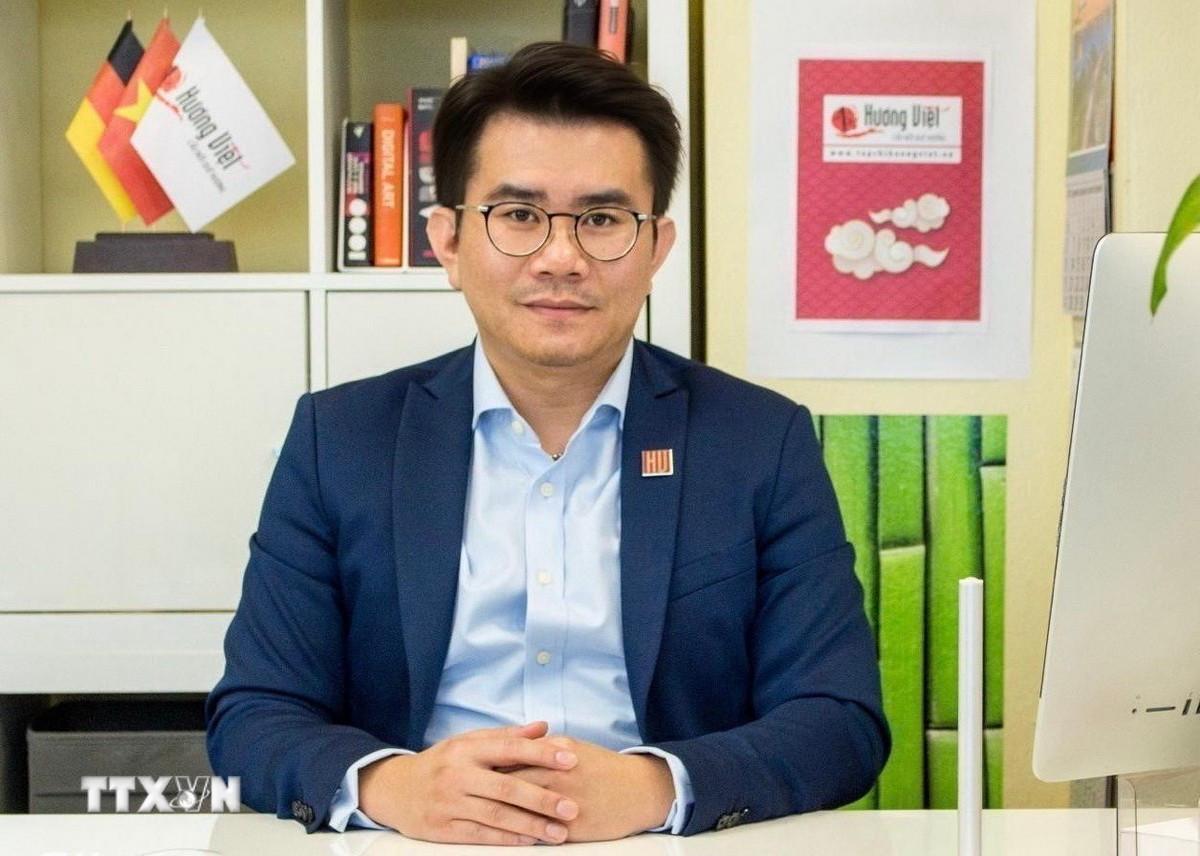 Ông Phạm Khánh Nam, Tổng Biên tập Tạp chí Hương Việt. (Ảnh: Phương Hoa/TTXVN)