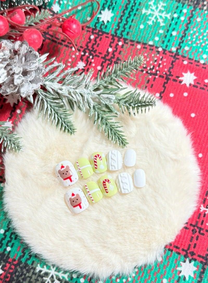 mẫu nail noel