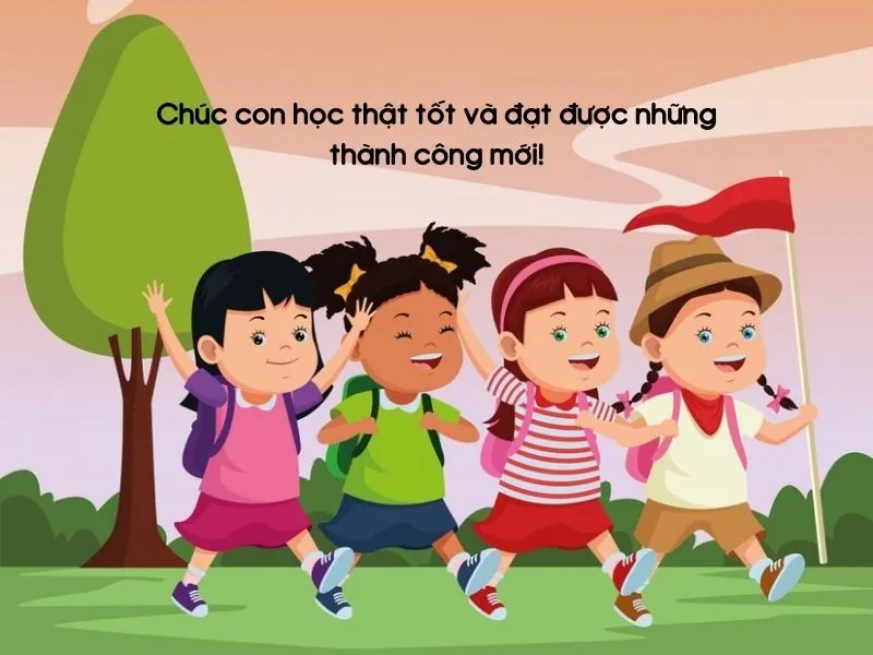 48 stt ngày đầu tiên đi học của con hay, chân thành nhất 1