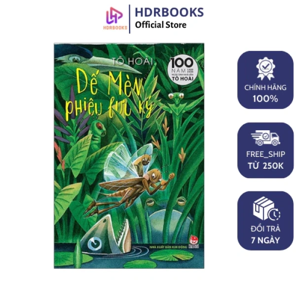 Bìa sách Dế Mèn Phiêu Lưu Ký